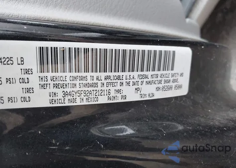 2010 Chrysler Pt Cruiser Classic из США, поврежденный, VIN 3A4GY5F92AT212116